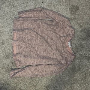 Rose & olive long sleeve sweater